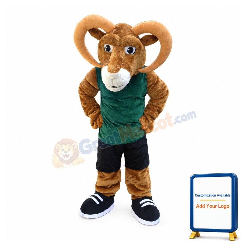 Sports Ram Animal Mascot Costume