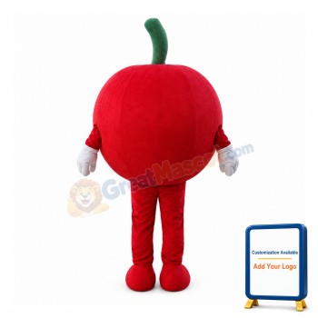 Huge Cartoon Red Apple Mascot Costume