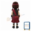 Happy Scottish Highlander Mascot Costume