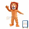 Power Red Brown Lion Animal Mascot Costume