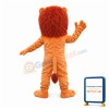 Power Red Brown Lion Animal Mascot Costume