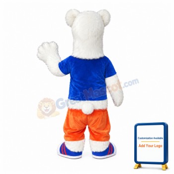 Friendly Sports Polar Bear Mascot Costume