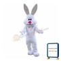 Pure White Rabbit Mascot Costume