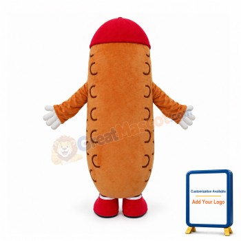 Cartoon Baguette Mascot Costume