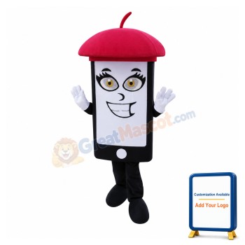 Cartoon Cell Phone Apple Phone Mascot Costume 
