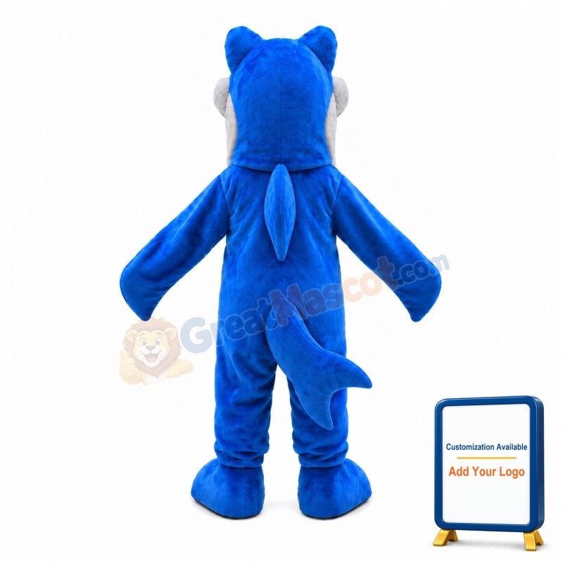 Rally Shark Mascot Costume