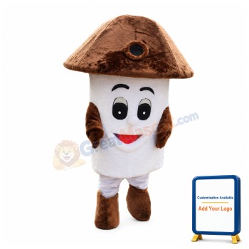 Huge Cartoon Fresh Mushroom Mascot Costume