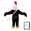 White Head Rooster King Mascot Costume