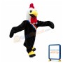 White Head Rooster King Mascot Costume