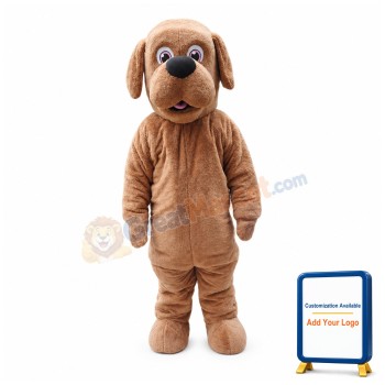 Lovely Golden Dog Mascot Costume