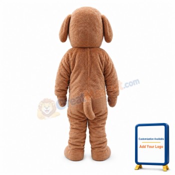 Lovely Golden Dog Mascot Costume