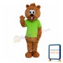 Surprised Cartoon Little Beaver Mascot Costume