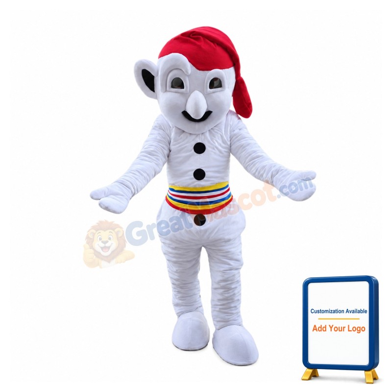 Snowman Carnival Quebec Mascot Costume 