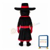 Black Cavalier Mascot Costume