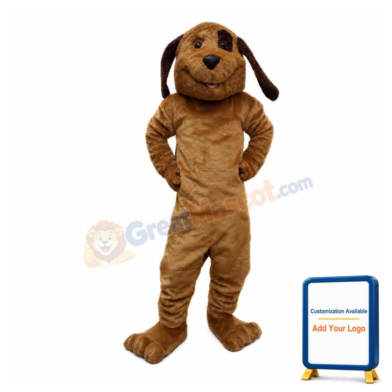 Lovely Golden Dog Animal Mascot Costume