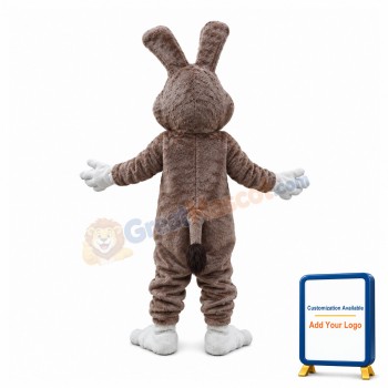 Cheerful Baby Hare Mascot Costume