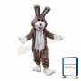 Cheerful Baby Hare Mascot Costume