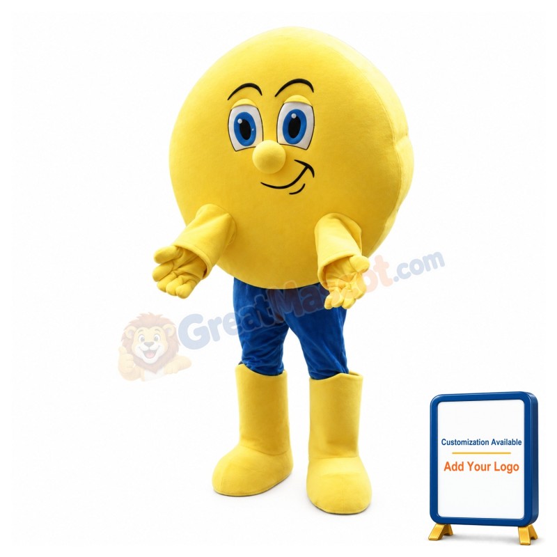 Cartoon Anhydrous Cake Mascot Costume 