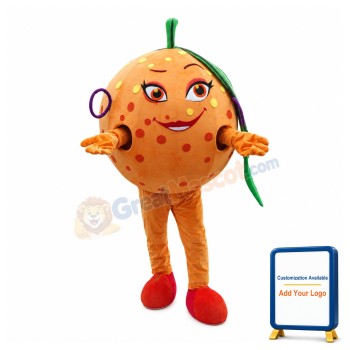 Sexy Cartoon Orange Mascot Costume
