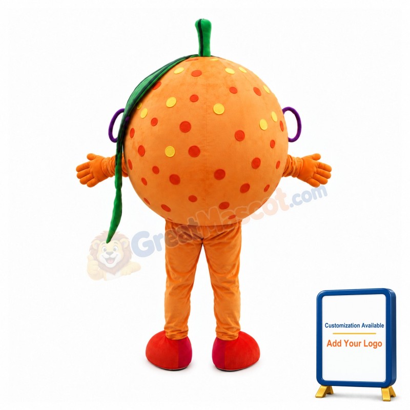 Sexy Cartoon Orange Mascot Costume