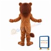 Power Muscly Lion Mascot Costume