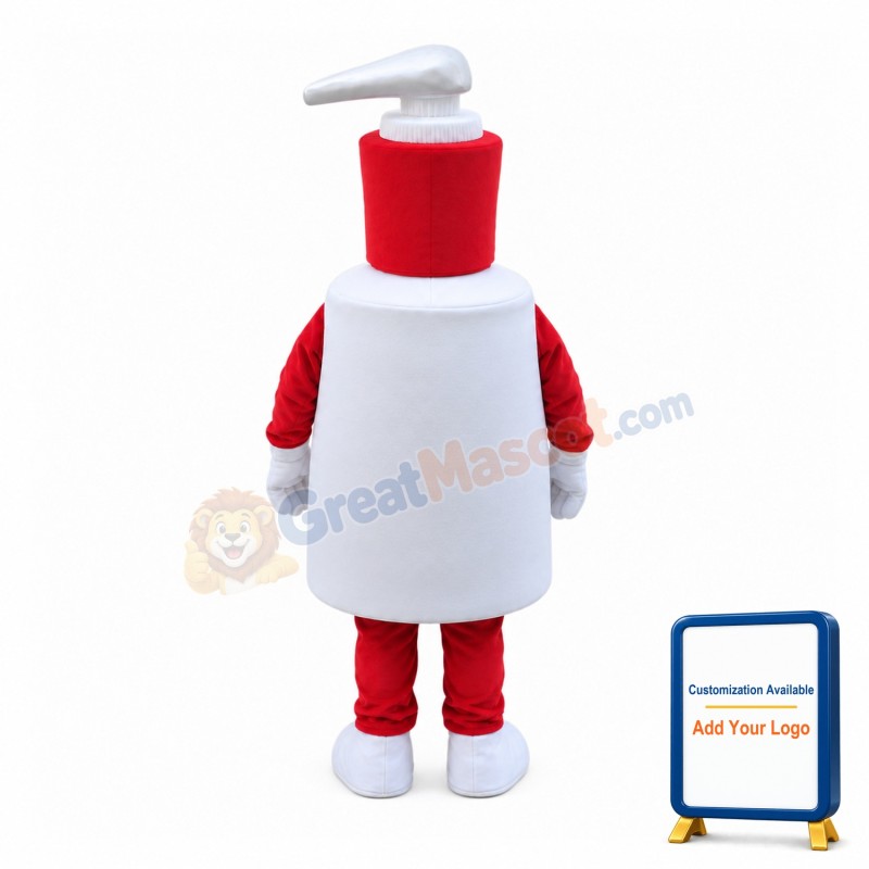 Huge Cartoon Pressable Bottle Mascot Costume