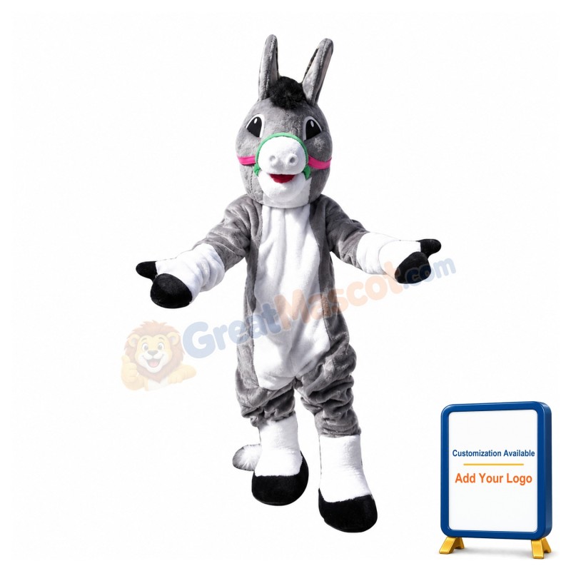 Lovely Donkey Mascot Costume