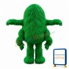 Green Bacterium Fur Monster Mascot Costume