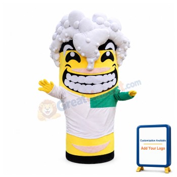 Funny Cartoon Cauliflower Mascot Costume