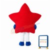 Lovely Cartoon Red Five Star Mascot Costume