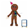 Happy Christmas Gingerbread Man Mascot Costume