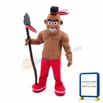 Native American Warrior Mascot Costume