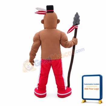 Native American Warrior Mascot Costume