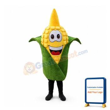 Happy Cartoon Corn Mascot Costume