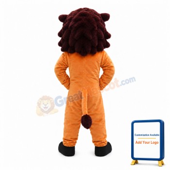 Power Cartoon Lion Mascot Costume