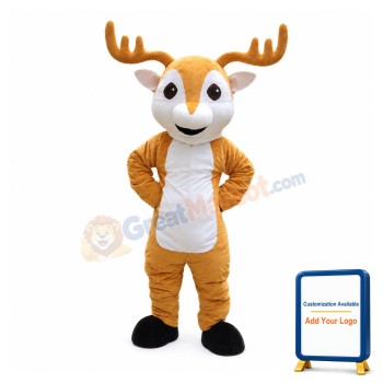 Lovely Cartoon Deer Mascot Costume