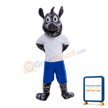 Sports Rhino Mascot Costume 