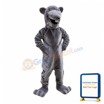 Screaming Beaver Mascot Costume