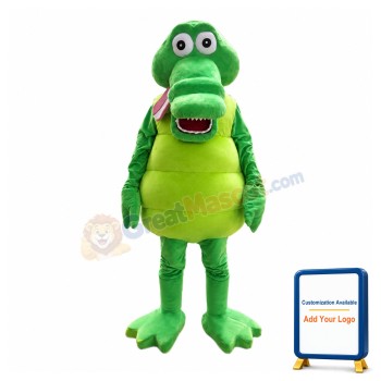 Relaxed Crocodile Mascot Costume