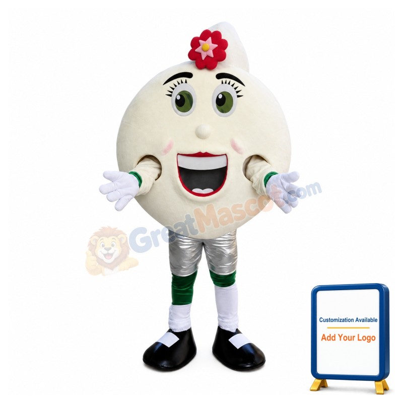 Beautiful Cartoon Pancake Mascot Costume 