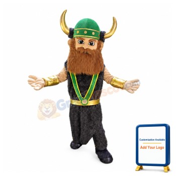 Rich Viking Man Mascot Costume