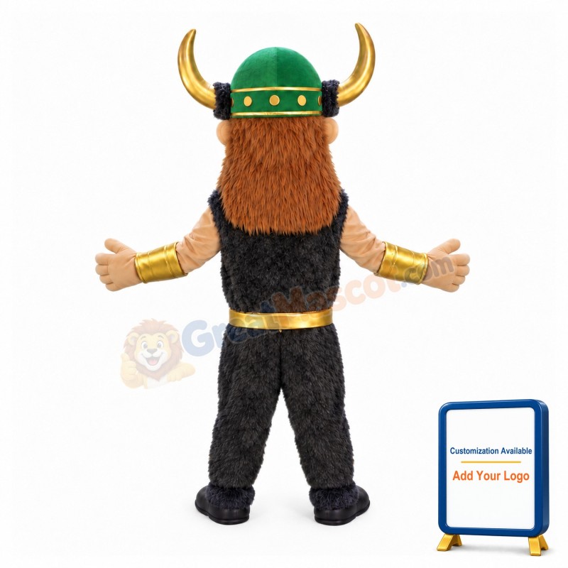 Rich Viking Man Mascot Costume