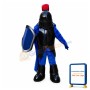 Black & Blue Knight Mascot Costume