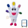 Deluxe Cartoon White Hand Mascot Costume