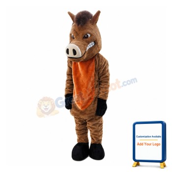 Fierce Wild Boar Mascot Costume