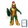 Golden & Green Knight Mascot Costume