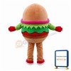Huge Cartoon Salmon Burger Mascot Costume