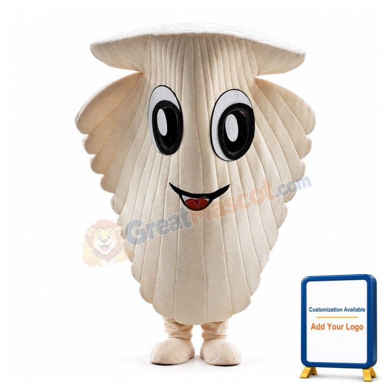 Deluxe Cartoon Scallop Mascot Costume