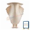 Deluxe Cartoon Scallop Mascot Costume