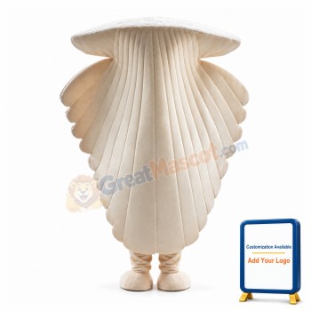 Deluxe Cartoon Scallop Mascot Costume